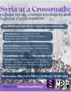 Syria at the Crossroads: popular revolt, counterrevolution, and regional transformation